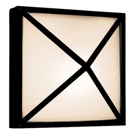 Access Lighting Oden, Outdoor LED Wall Mount, Black Finish, Frosted Glass 20330LEDDMGLP-BL/FST